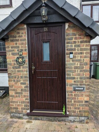A delightful Rosewood English Cottage Rockdoor fitted in Hemel Hempstead